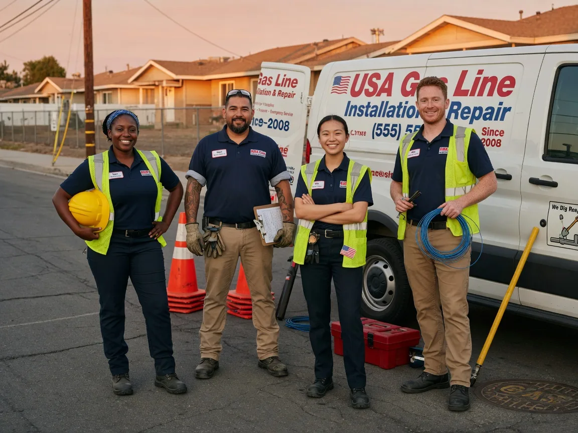 Gas Line Installation company in Emington, IL